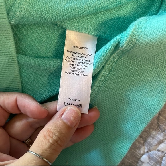 Vineyard Vines Aqua Quarter-Zip Pullover. Womens size small. - Picture 5 of 5